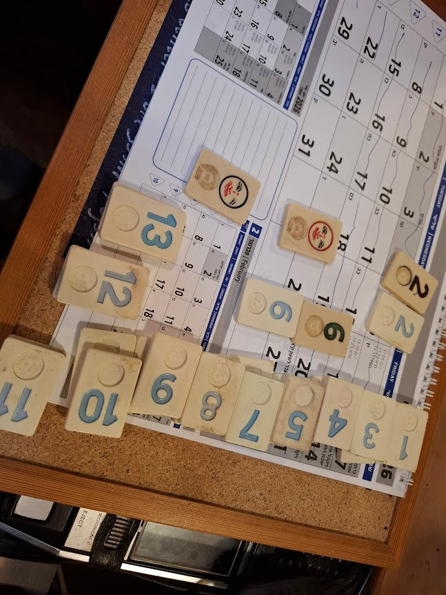Vintage wooden rummikub game [GAM10389]