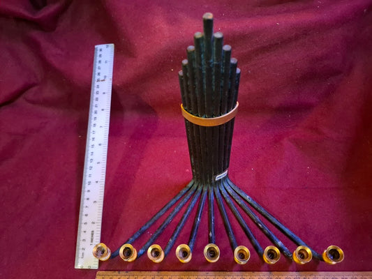 Hanukkah menorah gold silver Judaica by KARSHI [JUD10264]