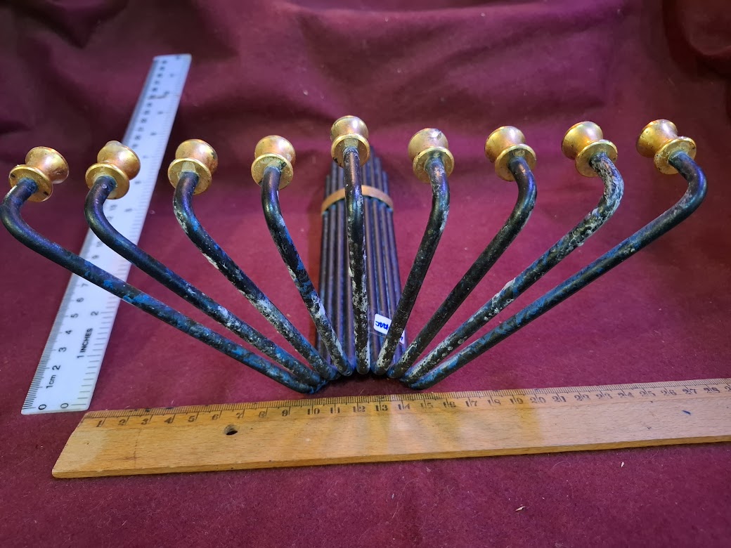 Hanukkah menorah gold silver Judaica by KARSHI [JUD10264]