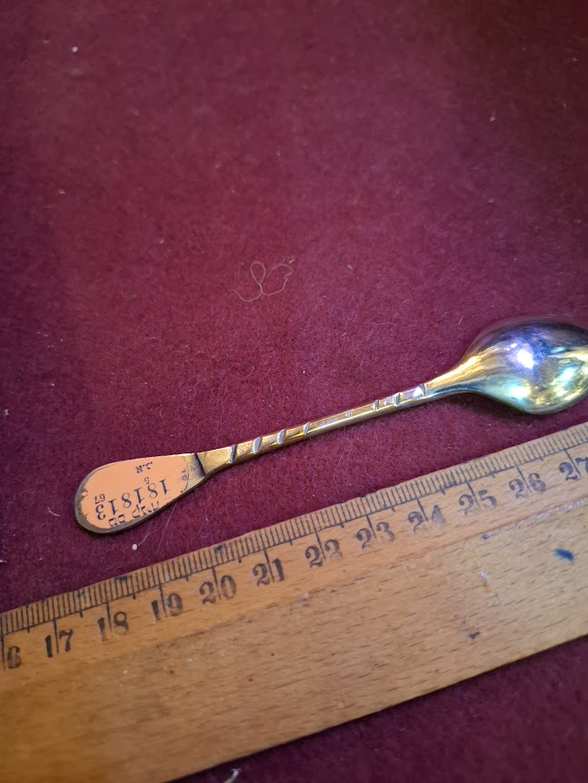 Vintage Israeli silver spoons set [ISR10350]