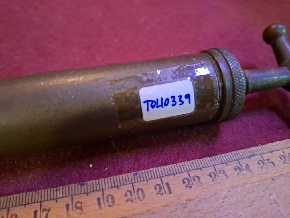 Vintage brass motorcycle oil grease tool [TOL10339]