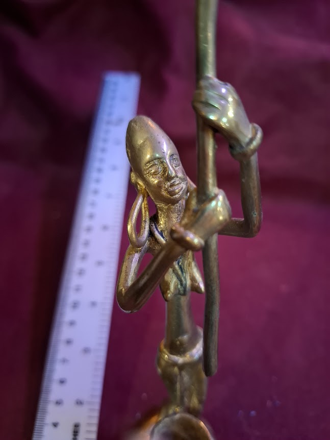 Vintage bronze african sculpture [ART10313]