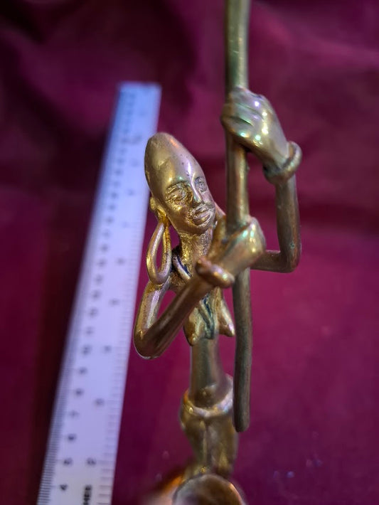 Vintage bronze african sculpture [ART10313]