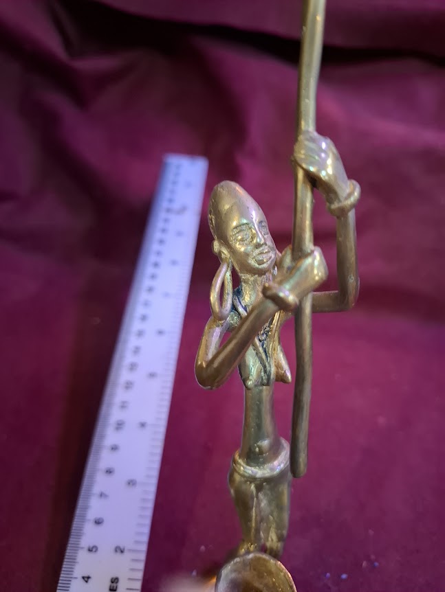 Vintage bronze african sculpture [ART10313]