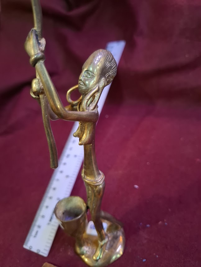 Vintage bronze african sculpture [ART10313]