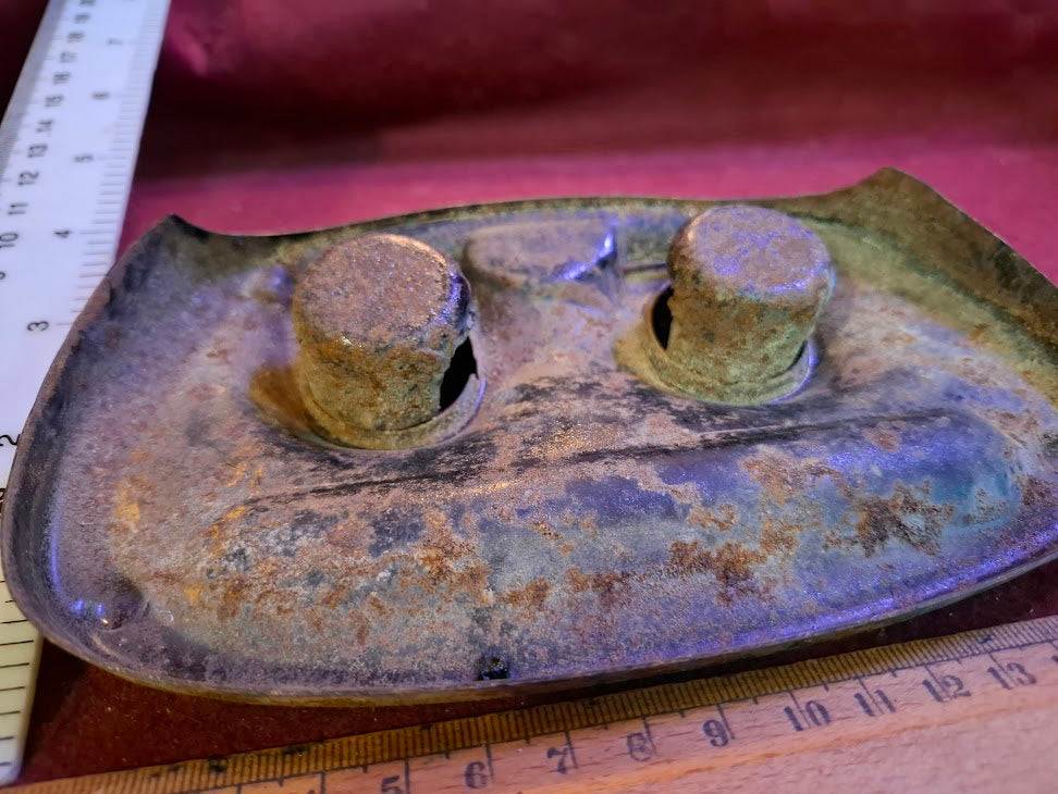 Old ink bottles holder for writing and painting [OTH10478]