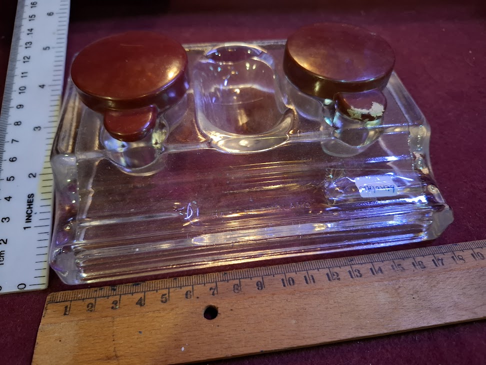 Old ink bottles holder for writing and painting [OTH10479]
