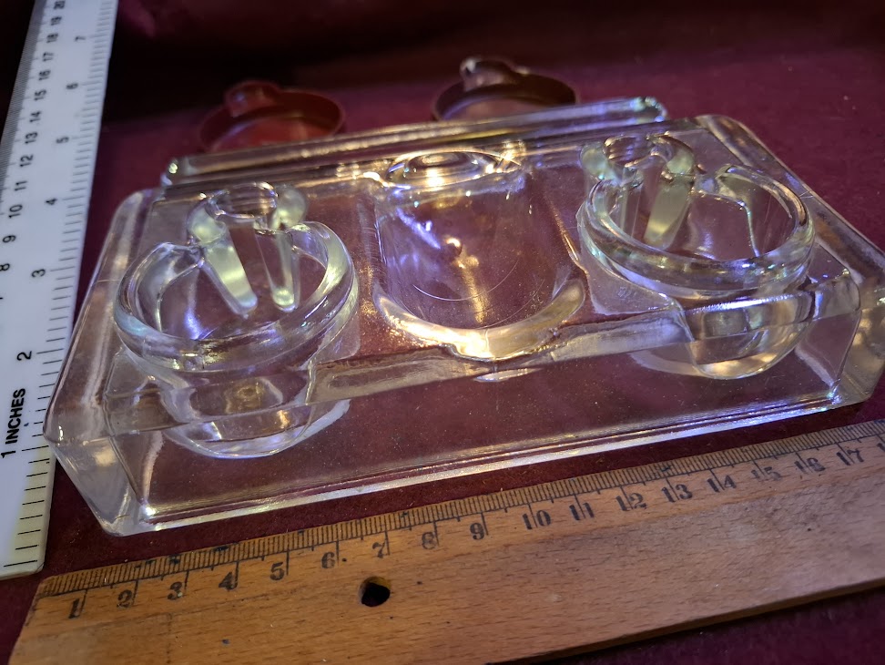 Old ink bottles holder for writing and painting [OTH10479]