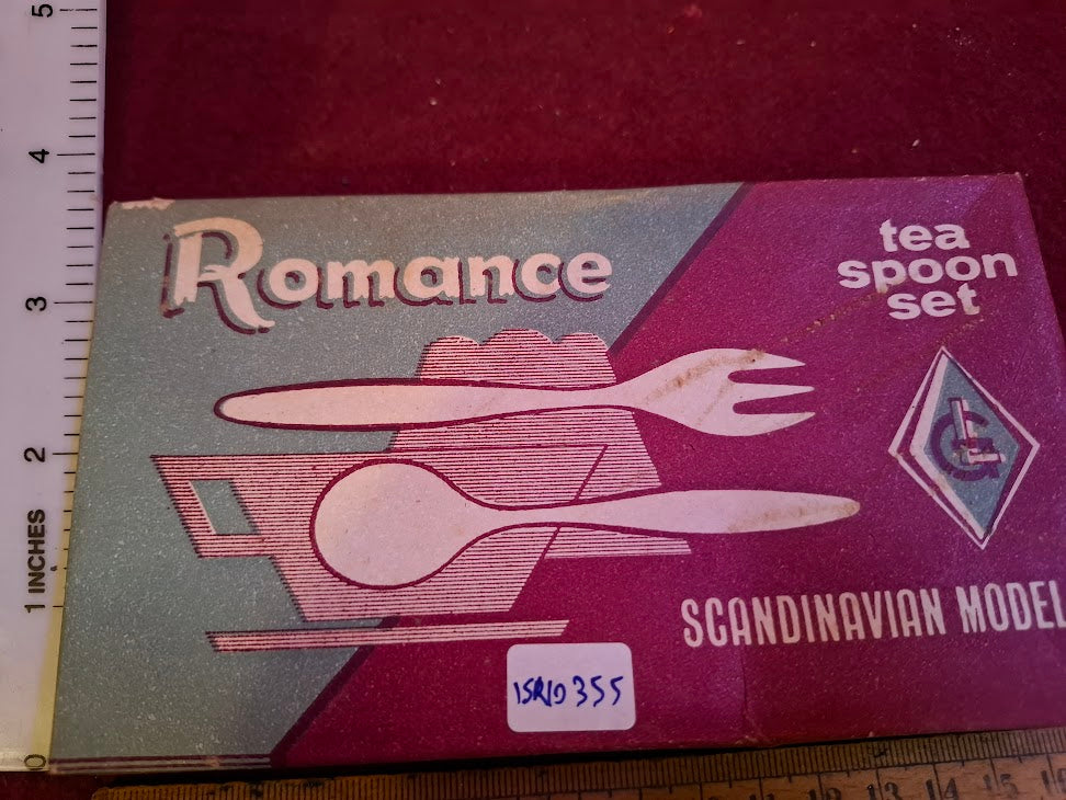 Vintage Israeli stainless steel spoons set [ISR10355]