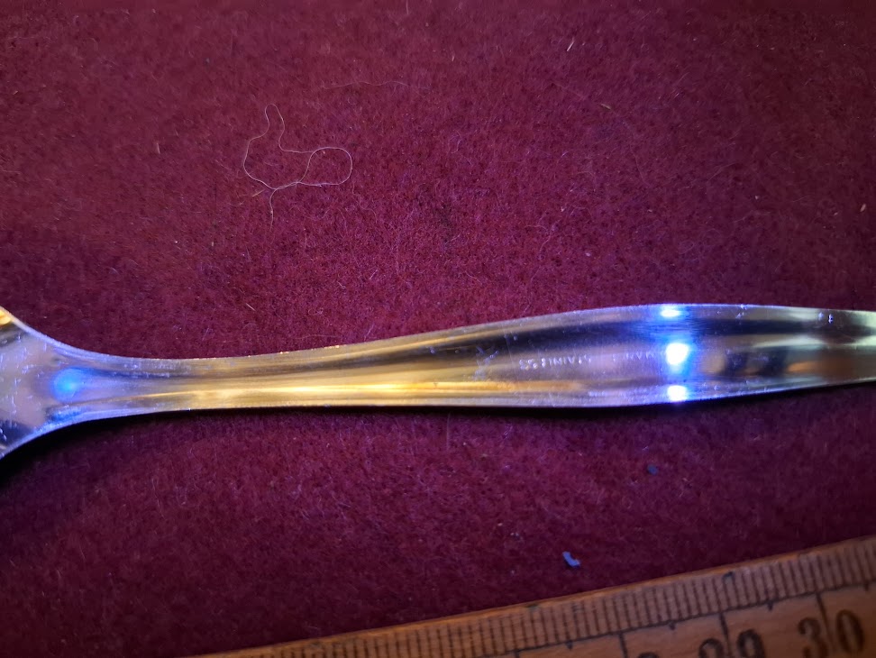 Vintage Israeli stainless steel spoons set [ISR10355]