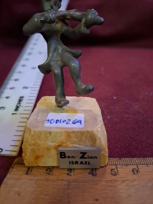 פסלון וינטג' מכסף סטרלינג 925 מבית ישראל בן ציון [ISR10258]