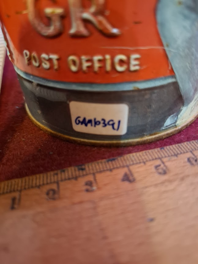A child's vintage savings fund in the form of a Dar box [GAM10391]