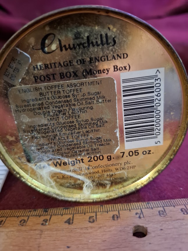 A child's vintage savings fund in the form of a Dar box [GAM10391]