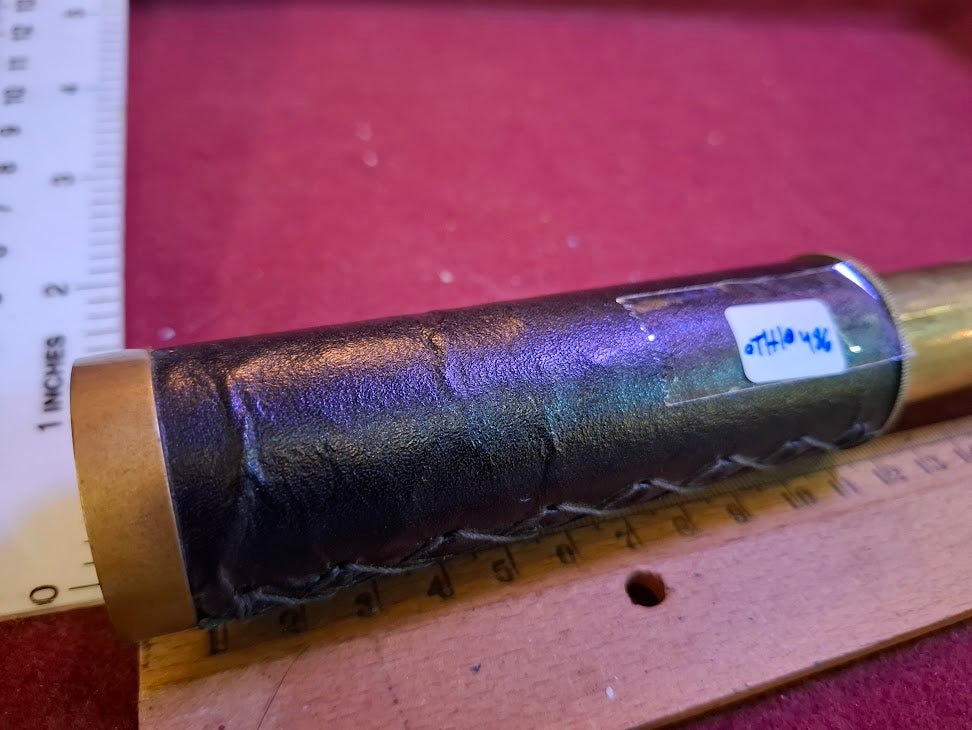 Vintage leather cover telescope [OTH10486]
