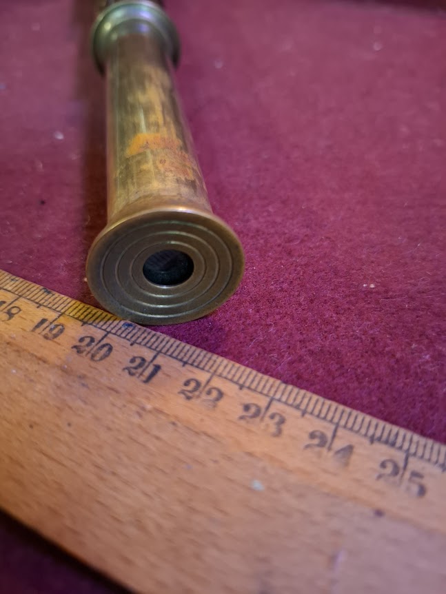 Vintage leather cover telescope [OTH10486]
