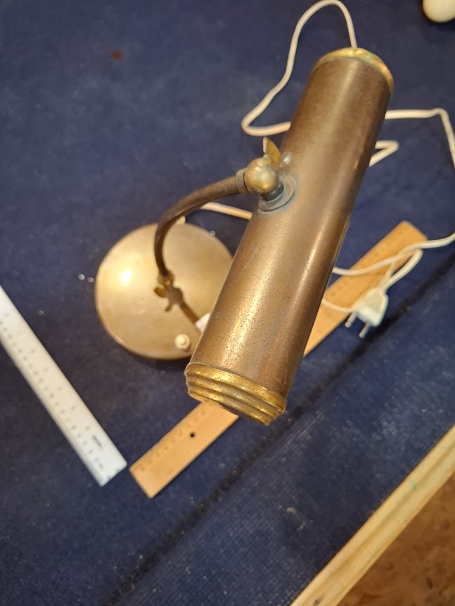 Vintage brass desk lamp [INS10753]