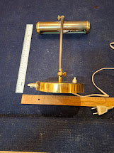 Vintage brass desk lamp [INS10753]