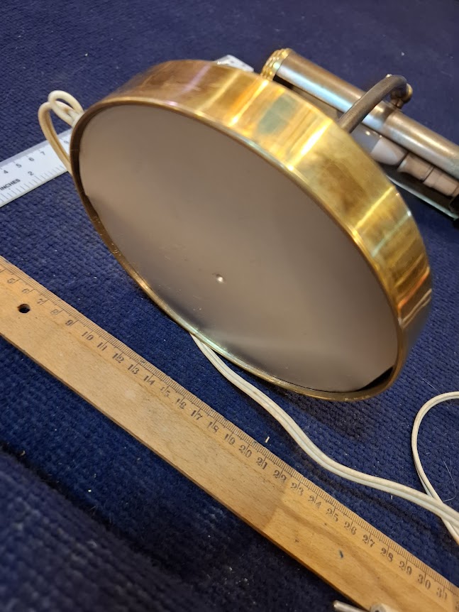 Vintage brass desk lamp [INS10753]