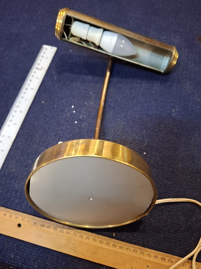 Vintage brass desk lamp [INS10753]