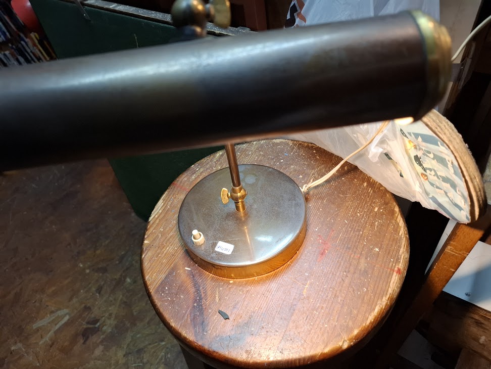 Vintage brass desk lamp [INS10753]