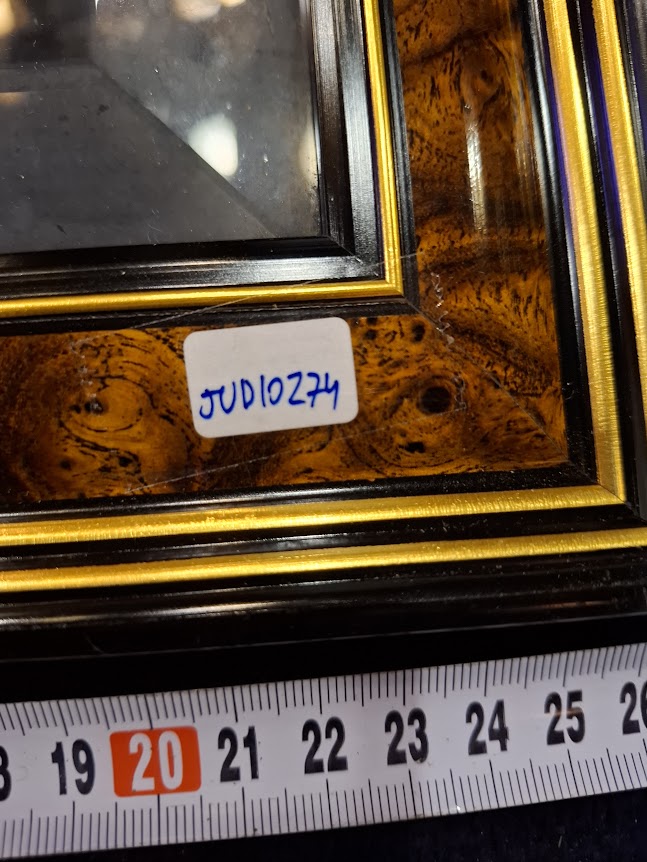 Judaica silver Jerusalem framed embossment by SAAD art [JUD10274]