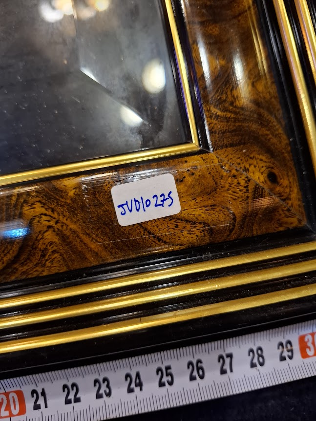 Judaica silver Jerusalem framed embossment by SAAD art [JUD10275]