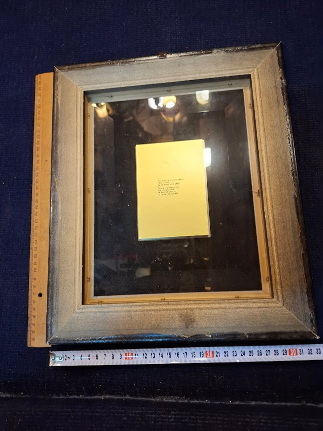 Judaica silver Jerusalem framed embossment by SAAD art [JUD10275]