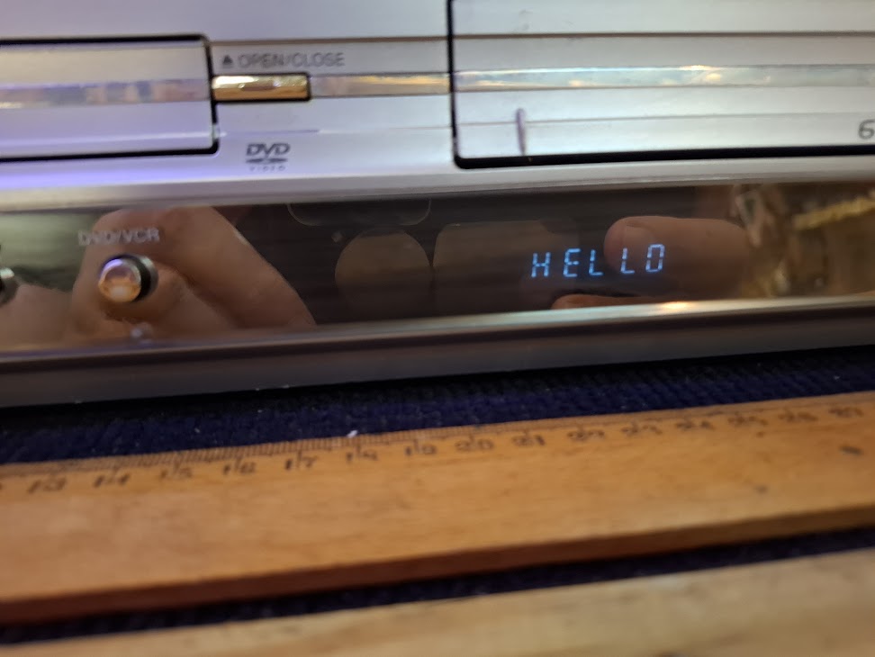 Old combo DVD & VHS player  LG  [INS10758] *for Israel local market only*