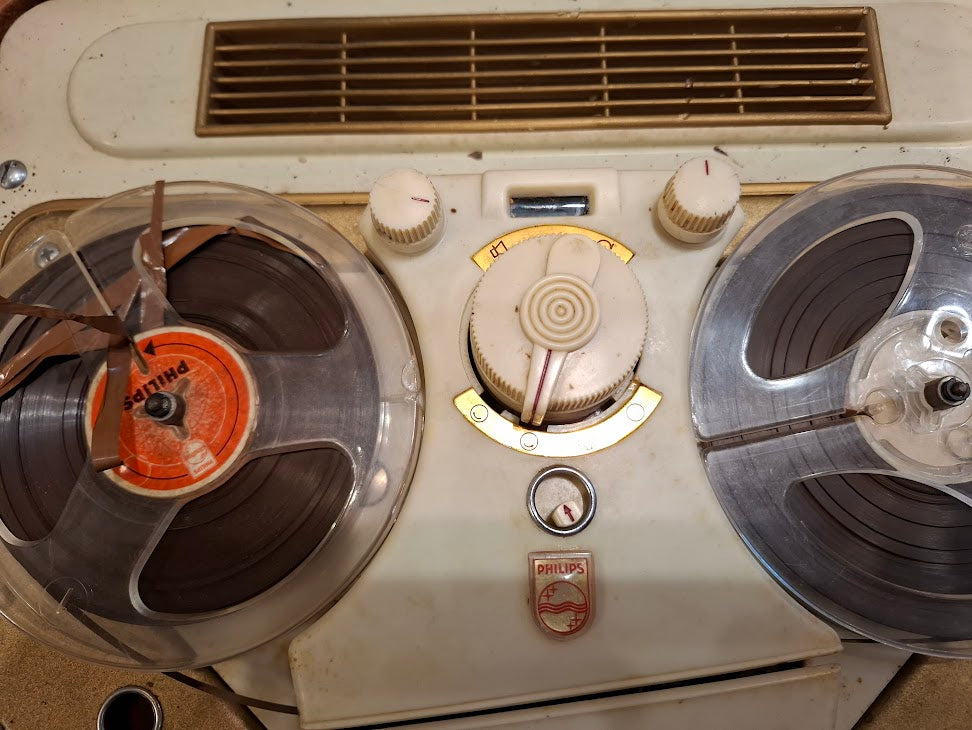 Old reels tape recorder - Philips [INS10764] *for Israel local market only