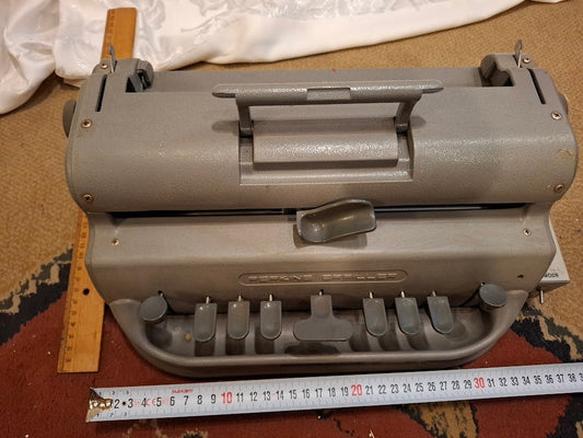 Vintage Perkins brailer brail typewriter for blind - Rare [INS10762] *for Israel local market only