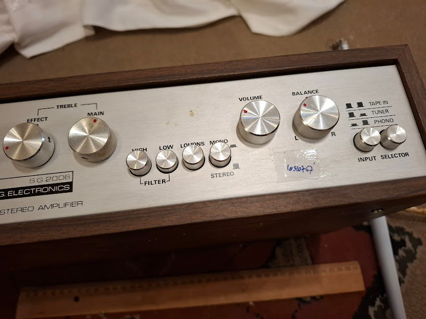Old stario amplifier - SG electronics-2006 [INS10767]*for Israel local market only