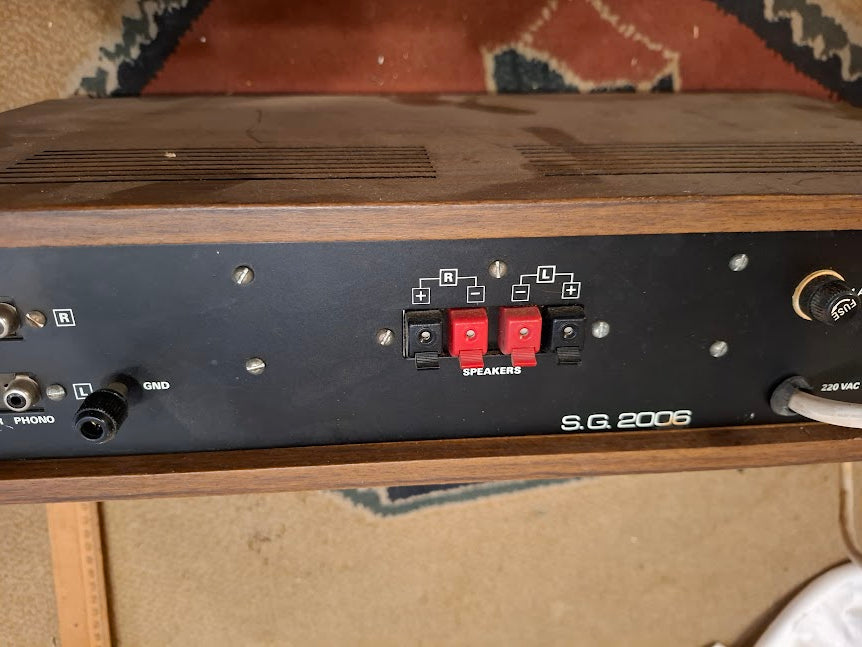 Old stario amplifier - SG electronics-2006 [INS10767]*for Israel local market only