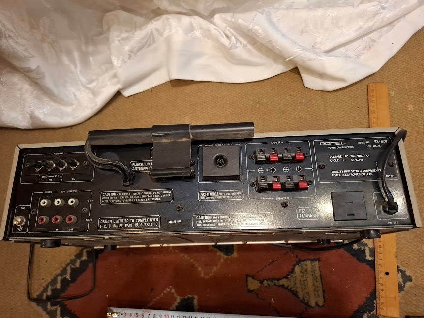 Old stereo receiver Rotel [INS10769]*for Israel local market only