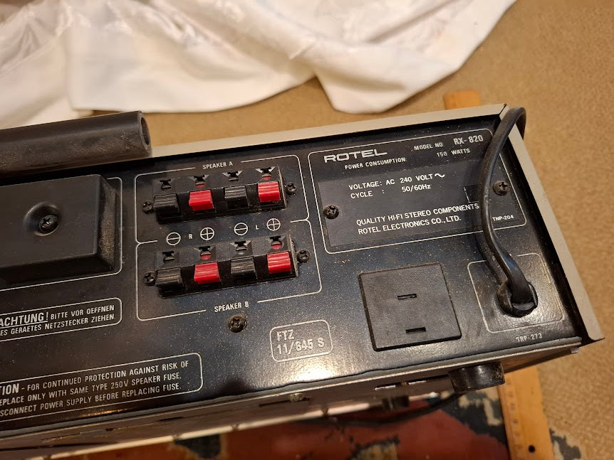 Old stereo receiver Rotel [INS10769]*for Israel local market only
