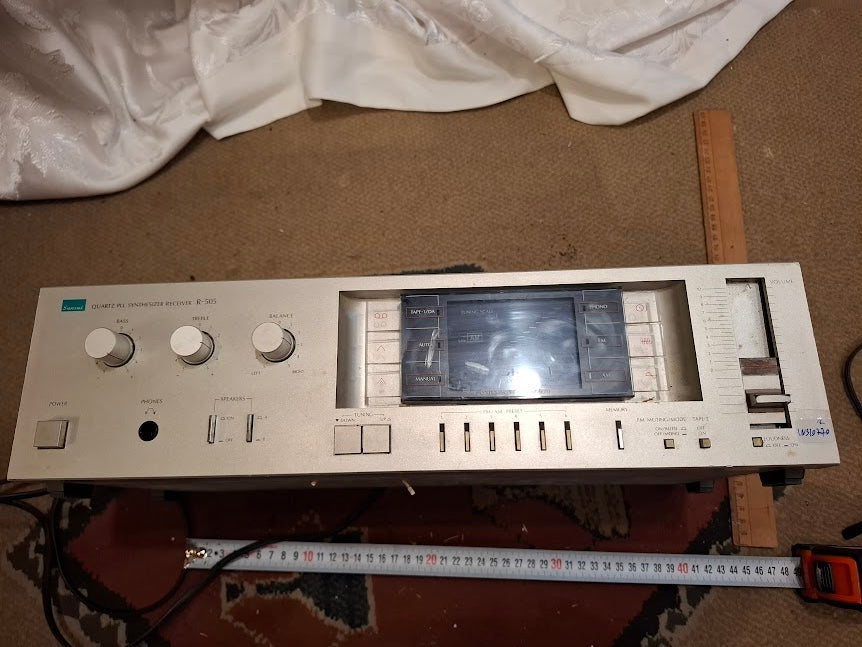 Old synthesizer receiver Sansui R-505 [INS10770] *for Israel local market only