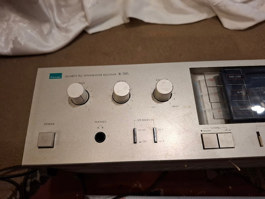 Old synthesizer receiver Sansui R-505 [INS10770] *for Israel local market only