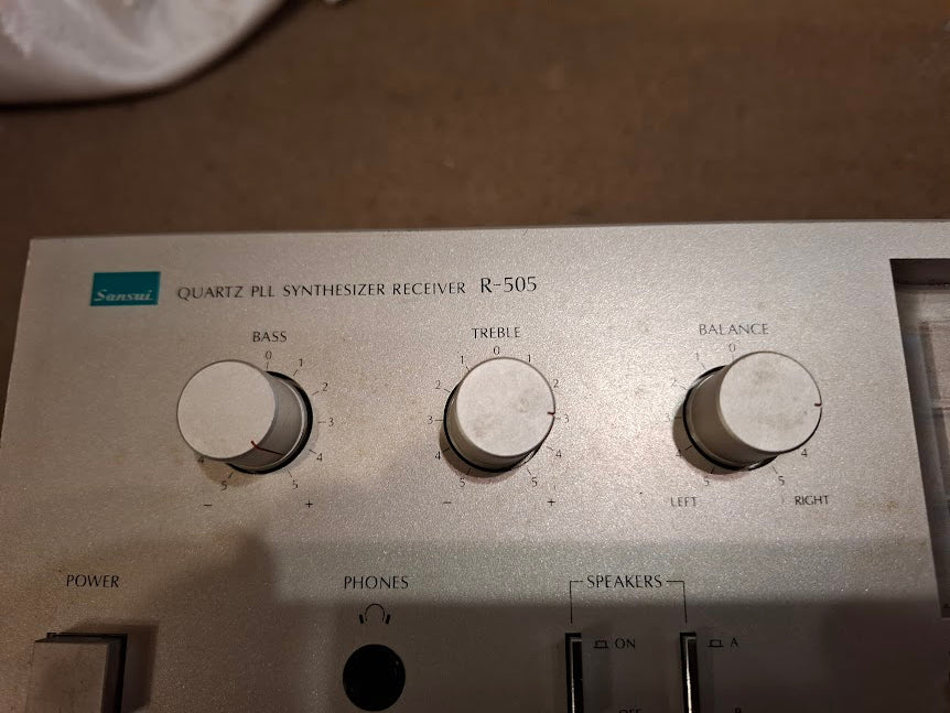Old synthesizer receiver Sansui R-505 [INS10770] *for Israel local market only