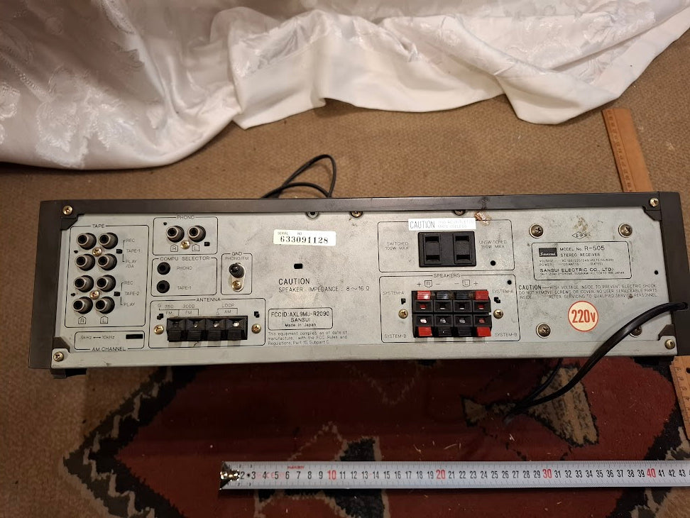Old synthesizer receiver Sansui R-505 [INS10770] *for Israel local market only