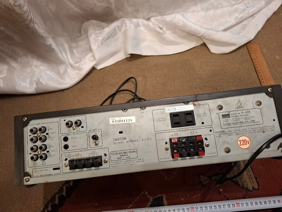 Old synthesizer receiver Sansui R-505 [INS10770] *for Israel local market only