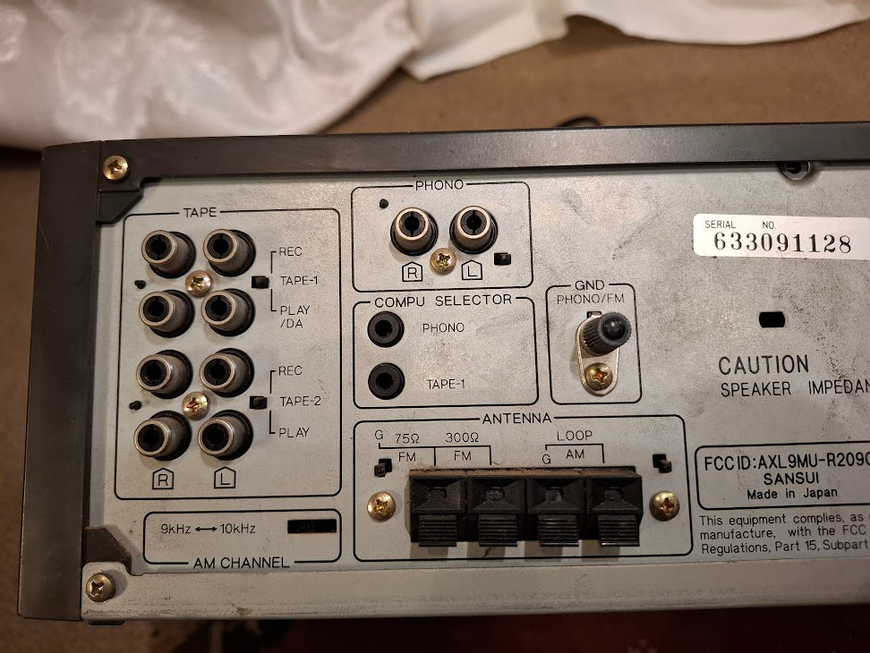 Old synthesizer receiver Sansui R-505 [INS10770] *for Israel local market only