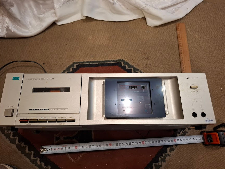 Old stereo cassette deck Sansui D-55M [INS10771]*for Israel local market only