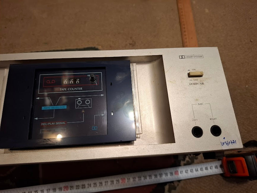 Old stereo cassette deck Sansui D-55M [INS10771]*for Israel local market only
