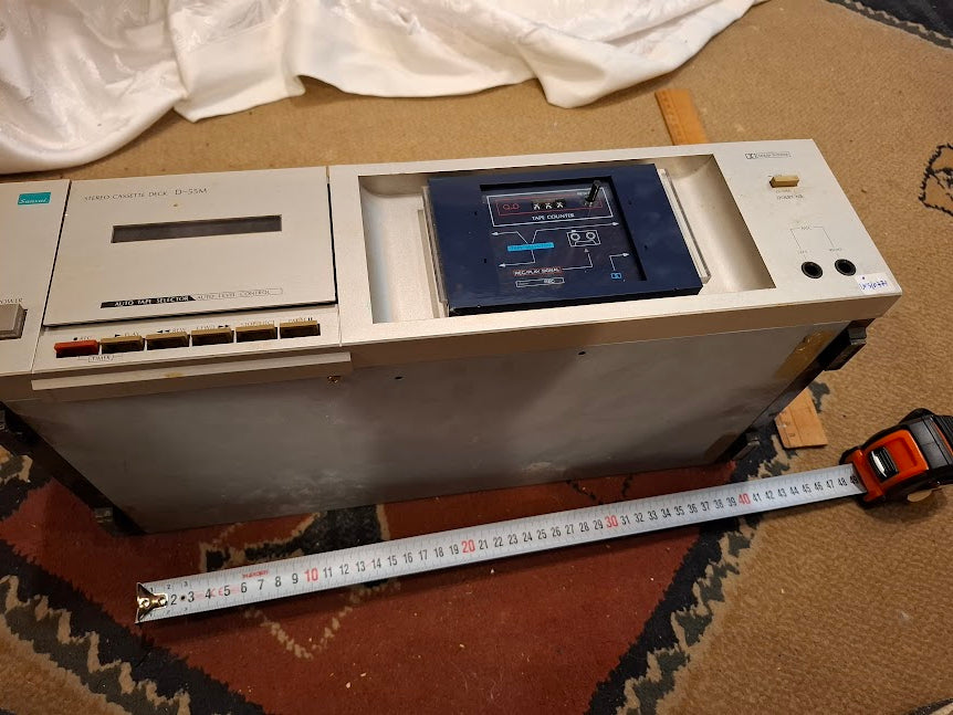 Old stereo cassette deck Sansui D-55M [INS10771]*for Israel local market only