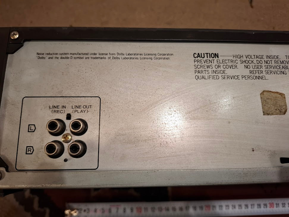 Old stereo cassette deck Sansui D-55M [INS10771]*for Israel local market only