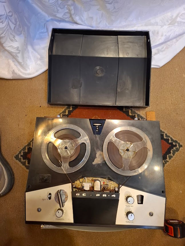 Old reels tape recorder - ACMPA-4, ASTRA-4 [INS10773] *for Israel local market only