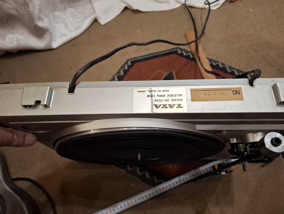 Old Record player - Taya Fujiya RP-1220 [INS10777] *for Israel local market only