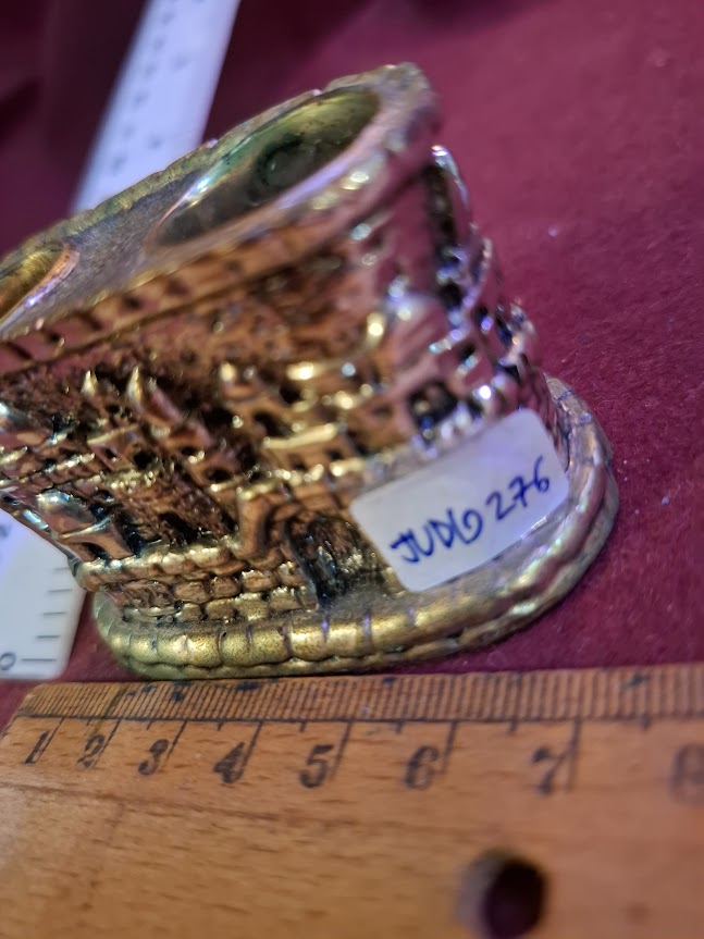 Vintage Judaica silver candles holder [JUD10276]