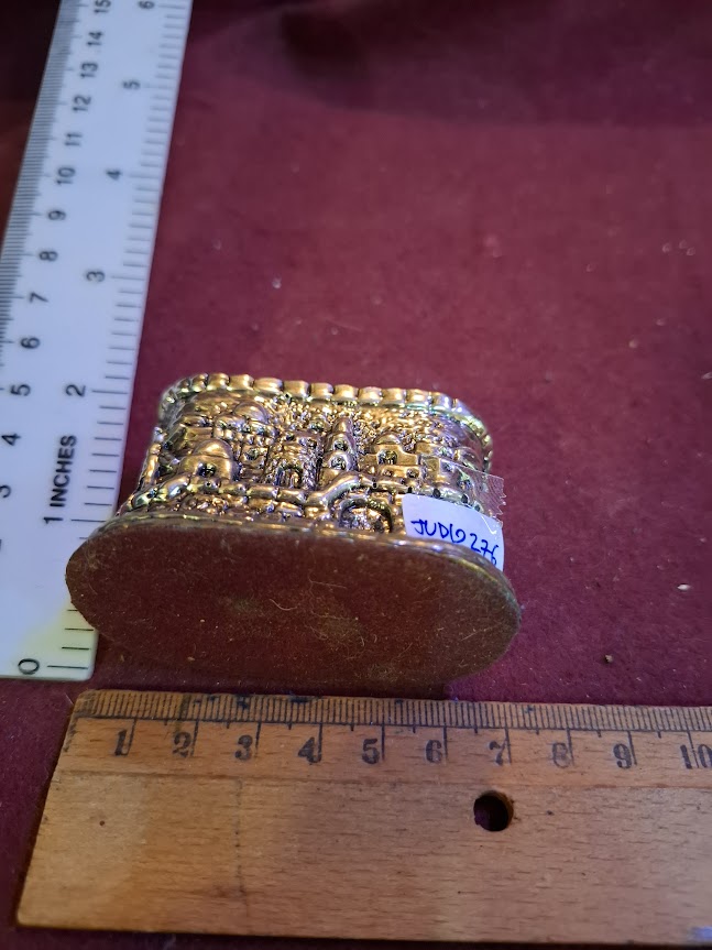 Vintage Judaica silver candles holder [JUD10276]