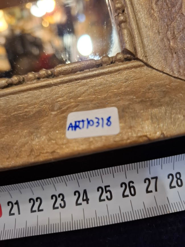 Wooden frame and antique mirror [ART10318]