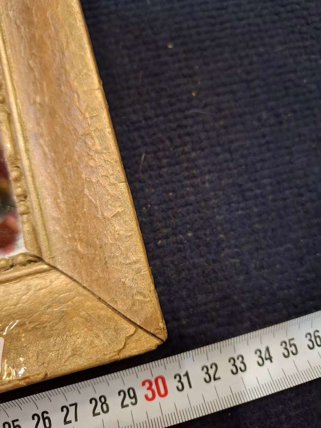Wooden frame and antique mirror [ART10318]
